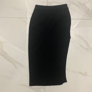 New with tags tight fitting skirt with thigh high split size USL